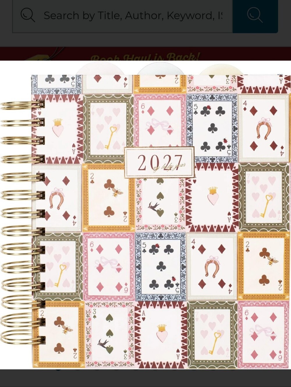 Fringe  August 2026- 2027 Weekly Planner With Sticky Notes/Notes Section Etc